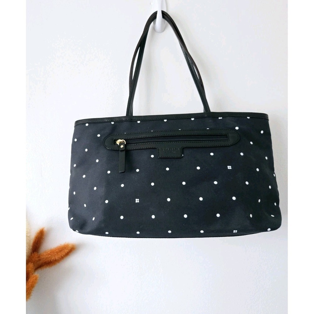 Kate Spade Polka Dot Tote Black & White Bag